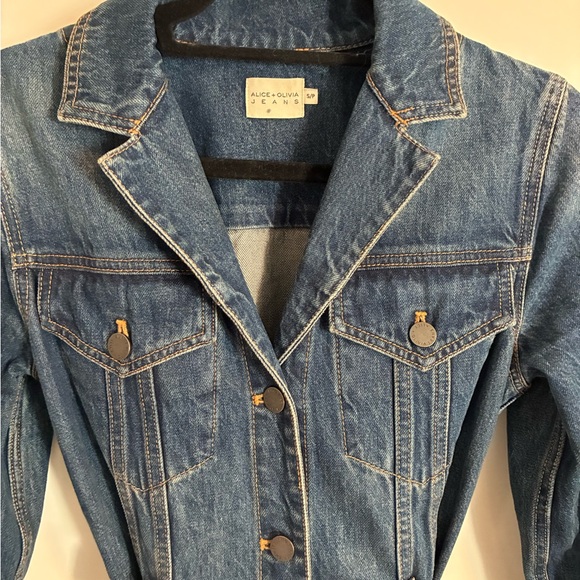 Alice + Olivia Blue Denim Maxi Dress - Picture 6 of 6